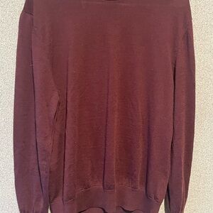 H&M Brown Crewneck‎ Sweater Soft Knit Classic